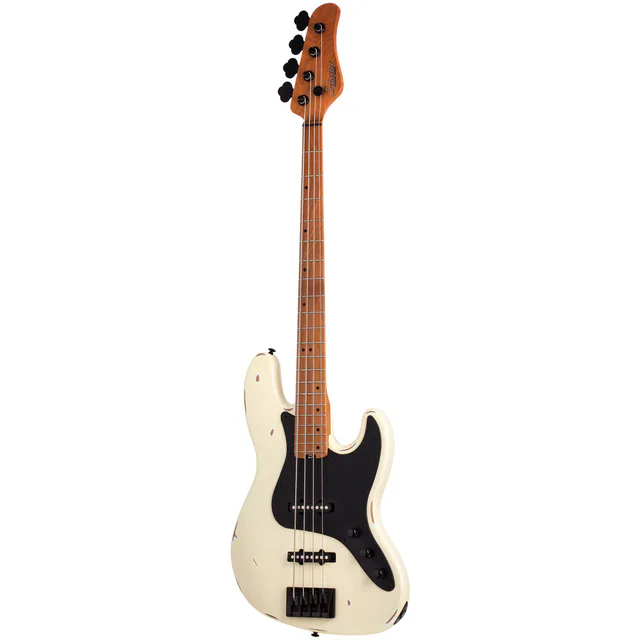 Schecter J-4 Sixx Bas Gitar (Worn Ivory)