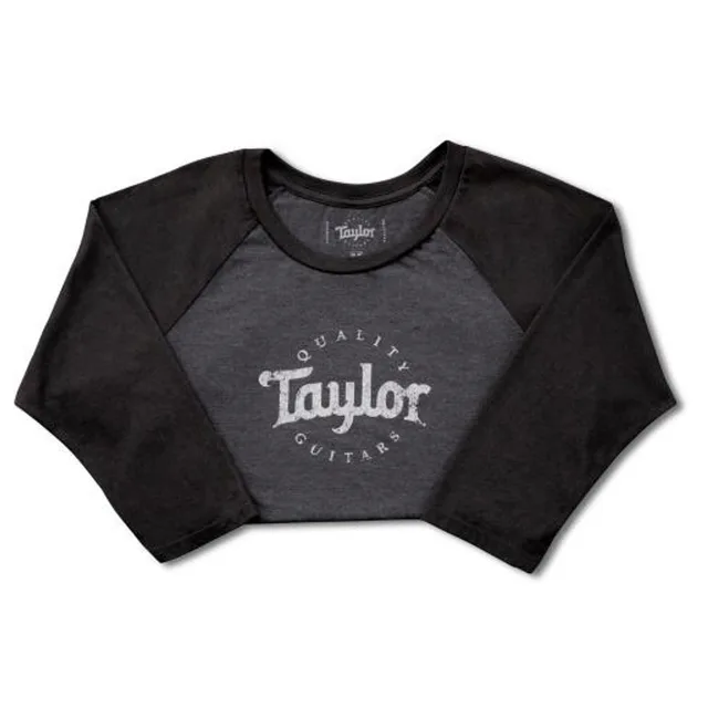 Taylor Medium Kadın Beyzbol T-Shirt (Siyah/Siyah Buzlu)