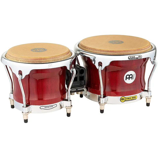 Meinl FWB400CR Free Ride Series 7''/ 8.5'' Bongo Set (Cherry Red )