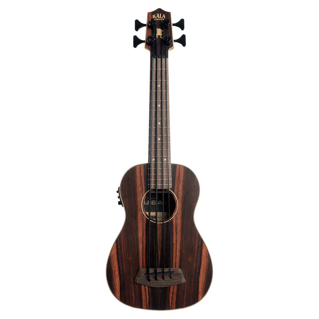 Kala U-bass Şeritli Abanoz Elektro Akustik Mini Bas Gitar