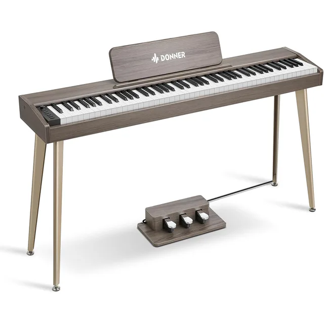 Donner DDP-60 Dijital Piyano (Gray Wood Grain)