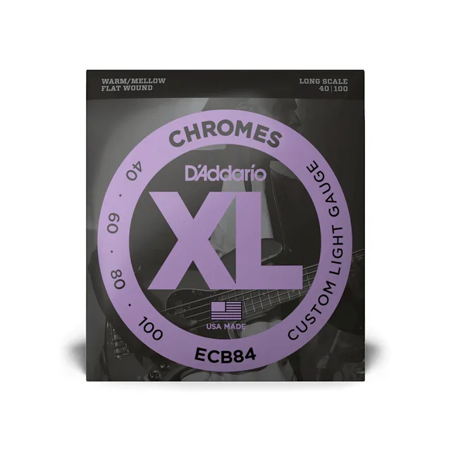 D'addario ECB84 Custom Light Long Scale Bas Gitar Teli (40-100)