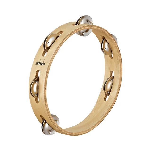 Nino NINO46 Wood 8'' Tambourine