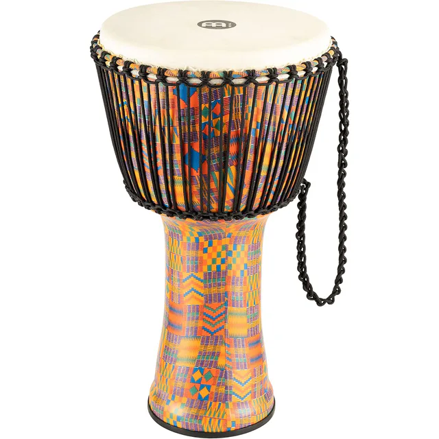 Meinl PADJ2-XL-G Travel Series X Large 14" Djembe "Kenyan Quilt"