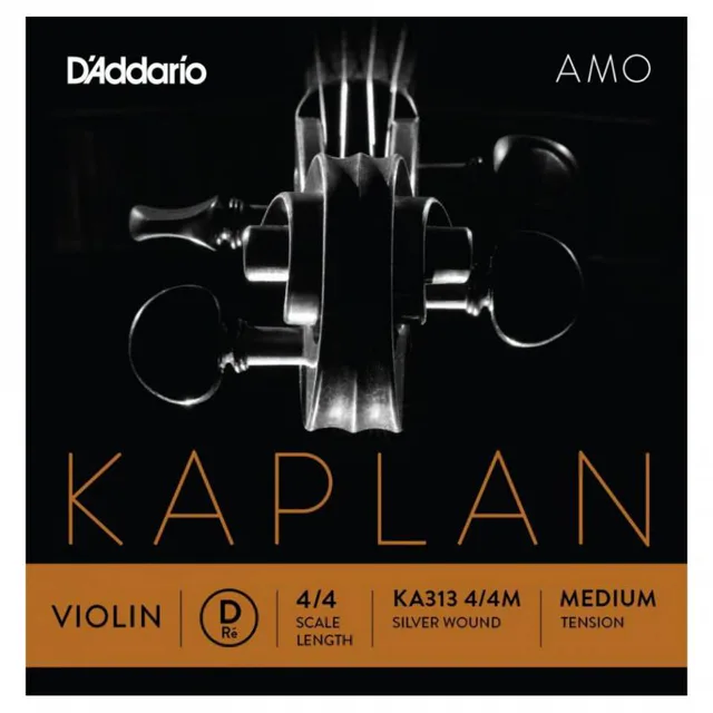 D'Addario KA313 4/4M Kaplan Amo Keman Teli (D)