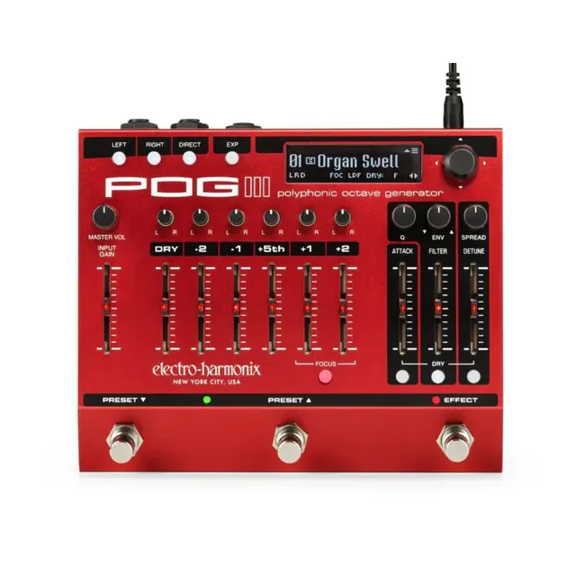Electro Harmonix POG3 Polyphonic Octave Generator Pedal