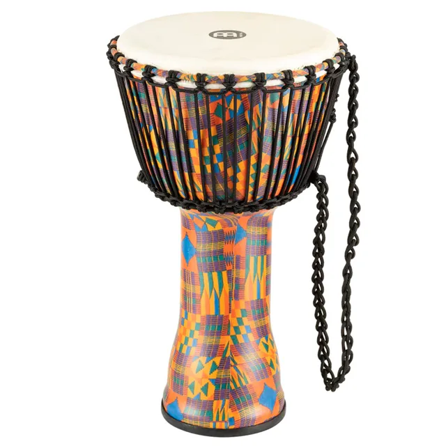 Meinl PADJ2-M-G Travel Series Medium 10" Djembe (Kenyan Quilt)