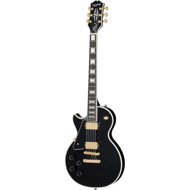 Epiphone Les Paul Custom Solak Elektro Gitar (Ebony)