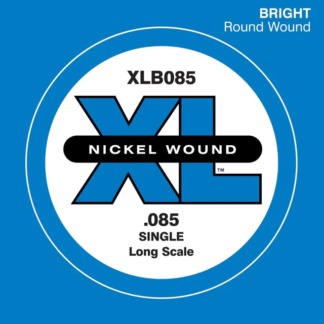 D'Addario XLB085 Nickel Wound Bass Tek Bas Gitar Teli (085)