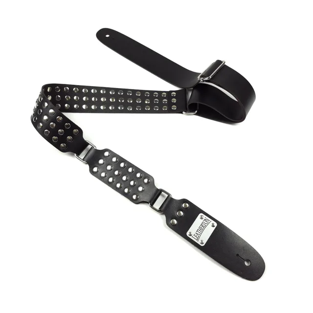 Leatherton LT Striker Hakiki Deri Gitar Askısı (Siyah)