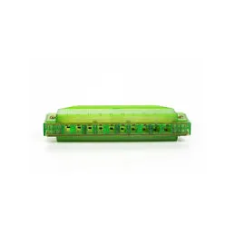Hohner M1110G Translucent Green Harp (Do Majör)