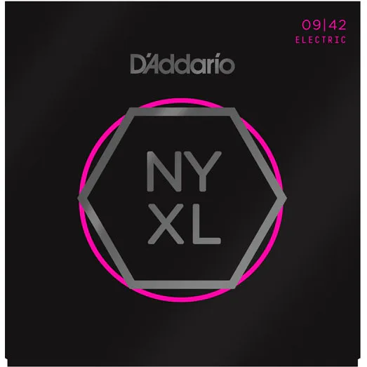 D'Addario NYXL0942 Nickel Wound Elektro Gitar Teli (9-42)