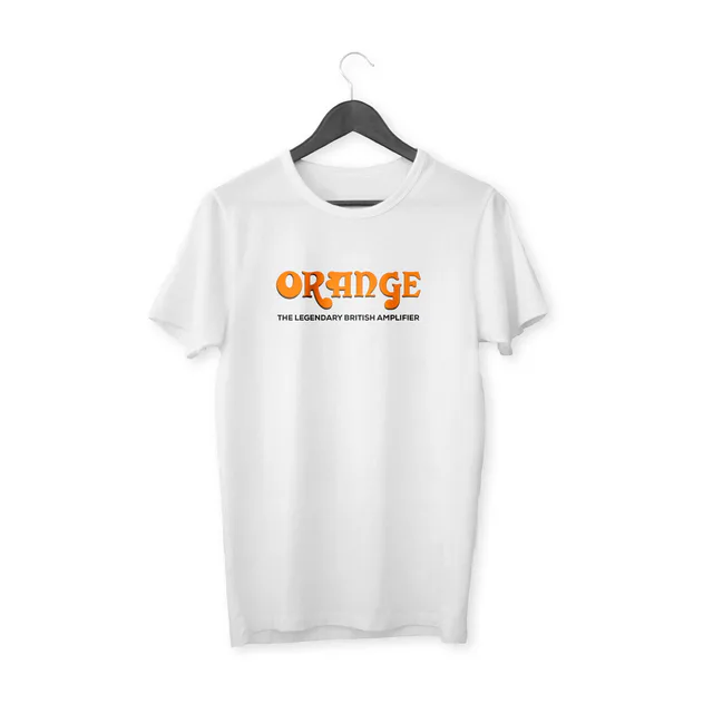 Orange Logo T-Shirt (Beyaz)