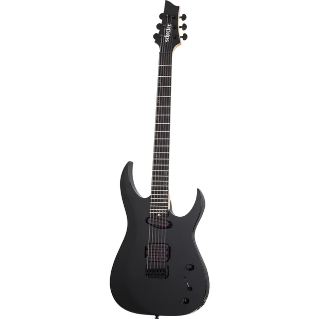 Schecter Sunset-6 Triad Elektro Gitar (Gloss Black)