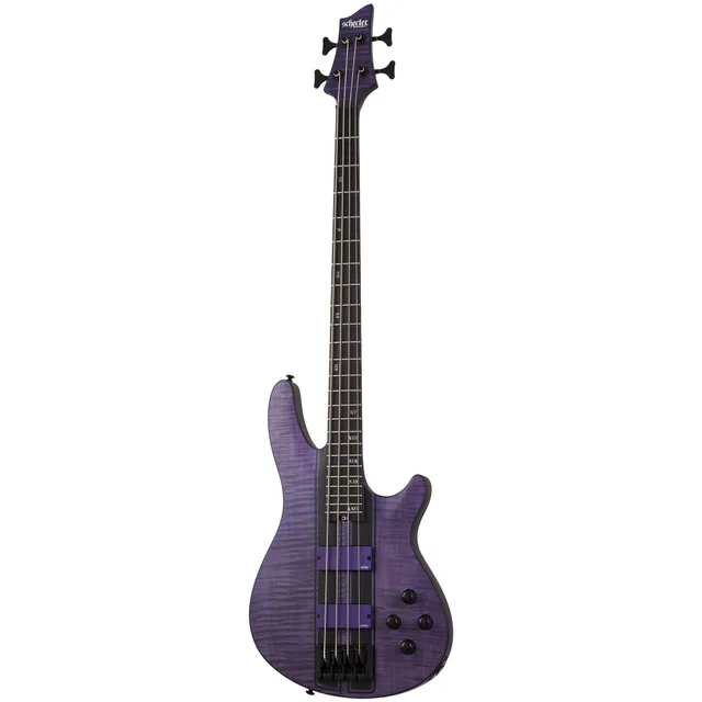 Schecter C-4 GT Bas Gitar (Satin Trans Purple)