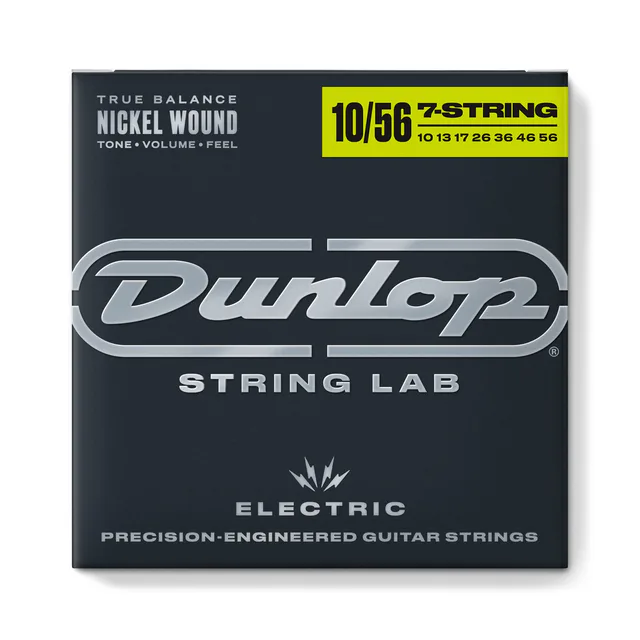 Jim Dunlop DEN1056 Nickel 7 Telli Elektro Gitar Teli (10-56)
