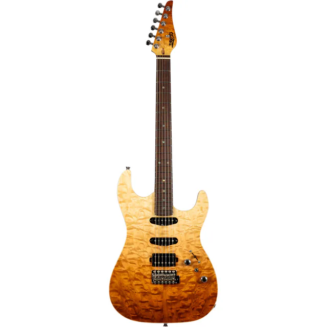 Jet JS-45 Elite HSS Elektro Gitar (Fireburst Flame)