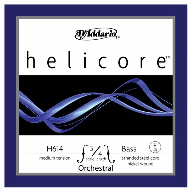 D'Addario H614 3/4M Helicore E Kontrabas Teli (Mi)
