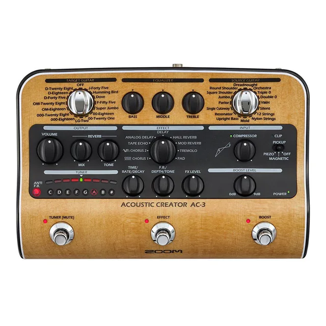 Zoom Ac-3 Akustik Gitar Prosesörü