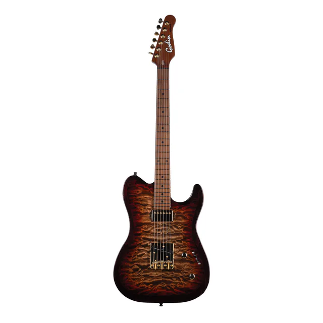 Godin Artisan TC MN Elektro Gitar (Whiskeyburst)
