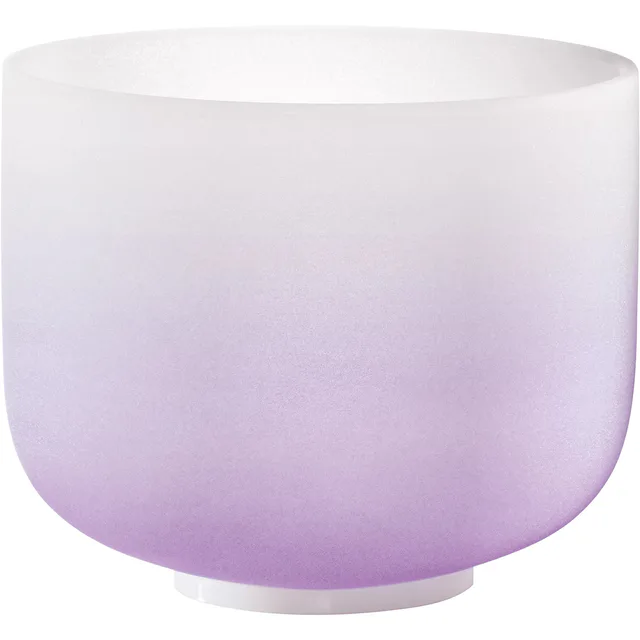 Meinl Sonic Energy CSBC8B Crown Chakra 8'' Crystal Singing Bowl Note B4 (Color Frosted Purple)