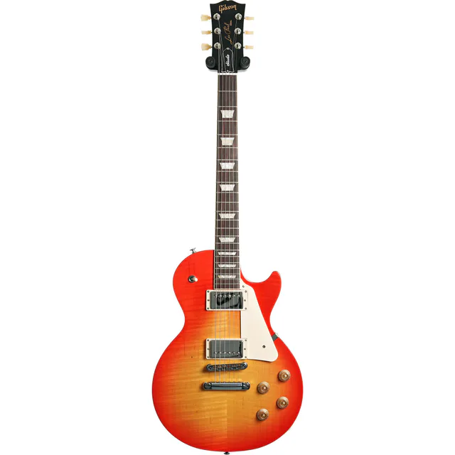 Gibson Les Paul Studio Figured Dealer Exclusive Elektro Gitar (Washed Cherry Sunburst)