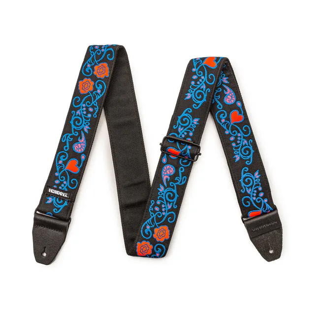 Jim Dunlop JH24 Jimi Hendrix Blacklight Monterey Blue Gitar Askısı