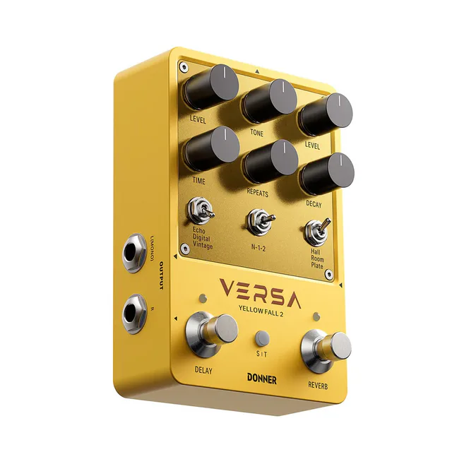 Donner Versa - Yellow Fall II 3x3 Reverb ve Delay Pedalı