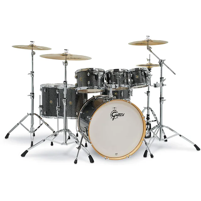 Gretsch CM1-E826P-BS Cat Maple 7 Parça Akustik Davul (Black Stardust)