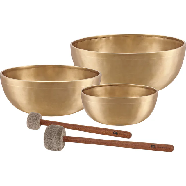 Meinl Sonic Energy 3-Parça Energy Therapy Series Singing Bowl Set (1000/1400/2200 g)