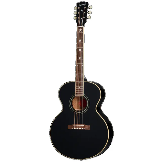 Epiphone IGC J-180 LS Acoustic Guitar (Ebony)