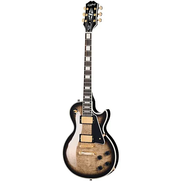 Epiphone Inspired By Gibson Custom Les Paul Custom Elektro Gitar (Cobra Burst)