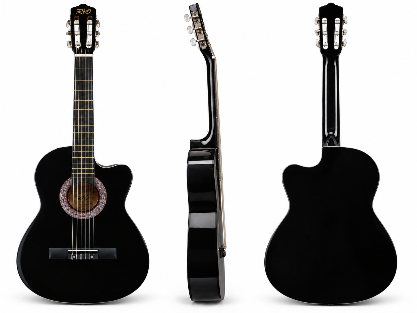 RIO Kesik Kasa Klasik Gitar 10 Parça Set